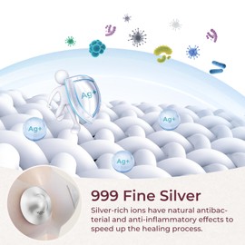 Momcozy 999 Silver Nursing Cups Original Perforated Breathable Design, Breastfeeding Essential, Nipple Shield for Nursing Newborn, XL Size