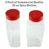 Skyway Supreme Large 32 OZ Plastic Spice Bottles Containers -