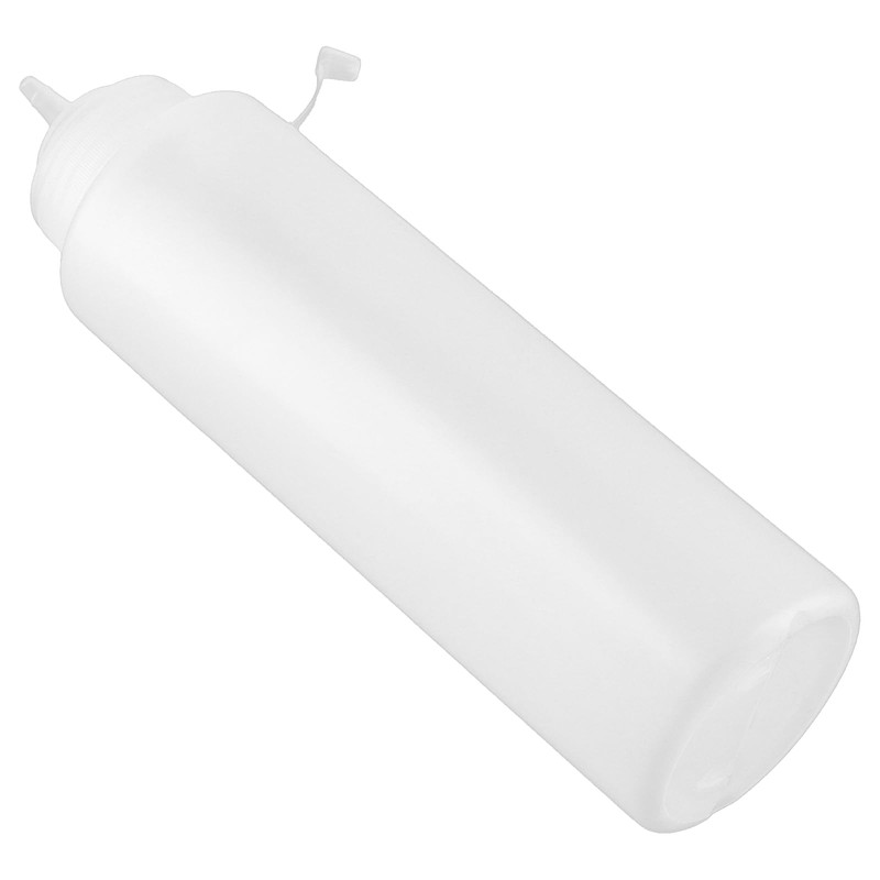 SINJEUN 6 Pack Squeeze Sauce Bottles with Caps, 1000 ml