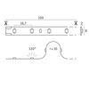 Paulmann 76014 Pro LED Strip Silver P25 830 5 m
