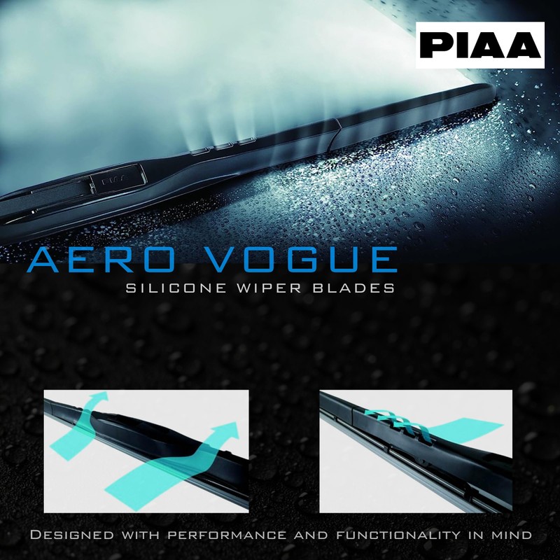 Piaa 96155 Aero Vogue Silicone Wiper Blade - 22"" 550mm