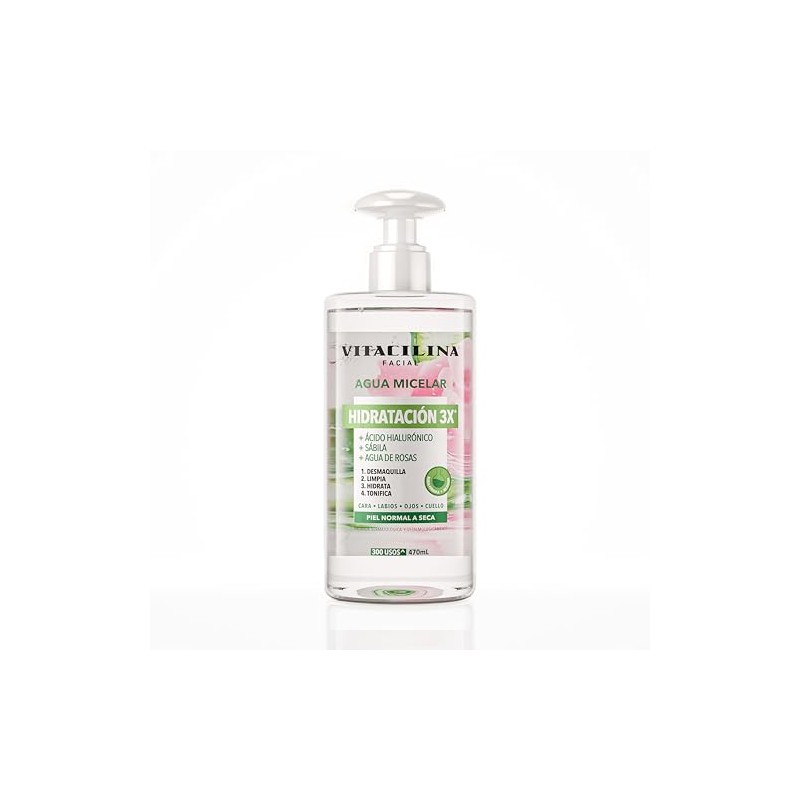 BIODERMA, Hydrabio H2O, Agua Micelar Dermatológica, Limpieza e Hidratación Profunda,