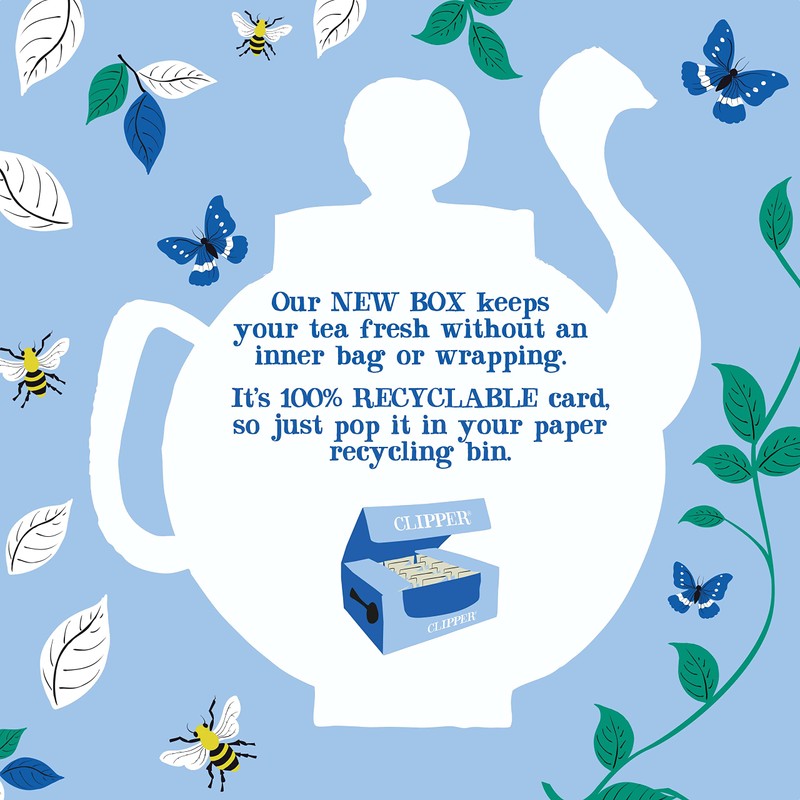 Clipper Tea, Black Tea Assam Blend, Fairtrade, Organic, Plant-Based, Decaf