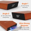 Knife Sharpener – Rolling Knife Sharpener Kit with Diamond Disc