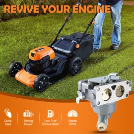 Topkidame 791230 799230 699709 499804 Carburetor Compatible with 20-25 HP V-Twin Engine 407777 405777 406777, Carburetor Compatible with John Deere MIA10632 LA150 LA145 LA130 L120 with Air Filter