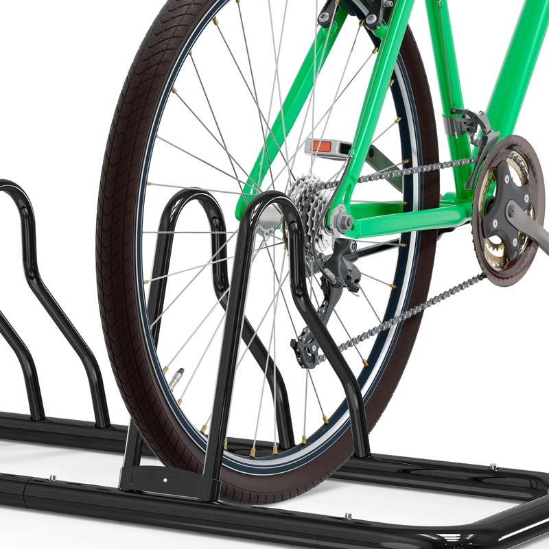 Simple Houseware 2 Bike Bicycle Floor Parking Adjustable Storage Stand,