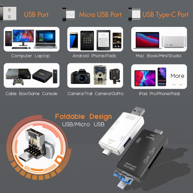 SD Card Reader for Android, Micro SD Card to USB