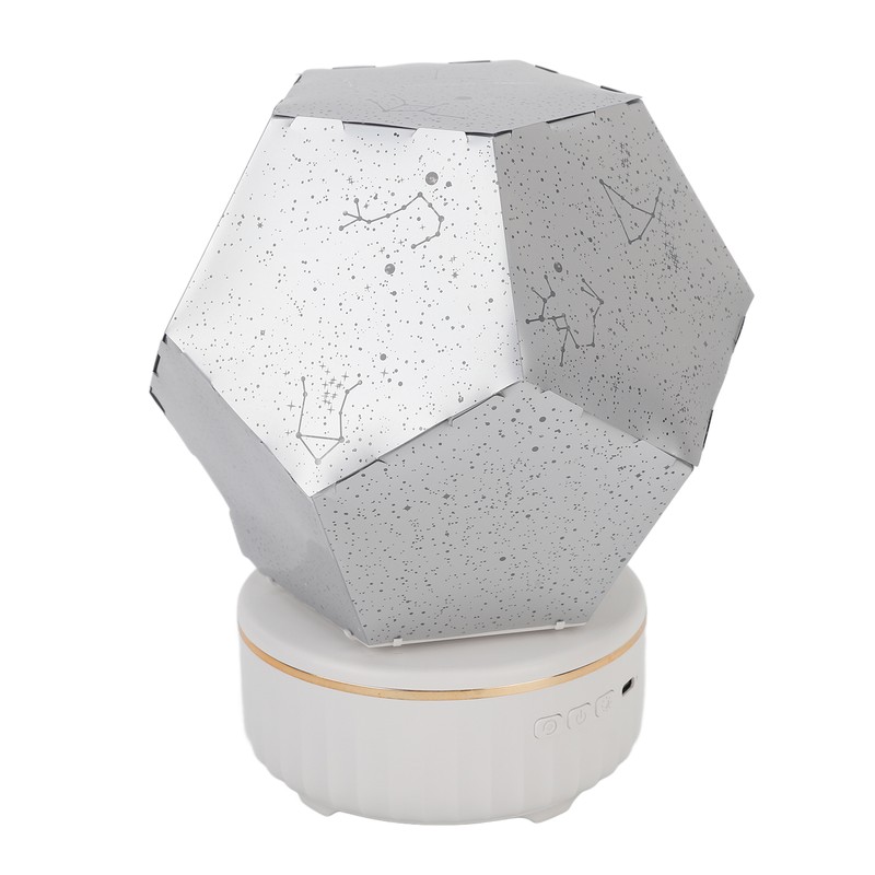 LED Projector Lamp 3 Color Multifunctional Dimmable Rotatable Rechargeable LED