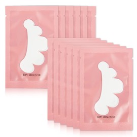 Lunamoon Eye Pads for Eyelash Extension Eyelash Pads Hydrogel Eye Patches Eyelash Extension Pad Eyelash Lifting Eyelashes Colouring Eye Gel Patch for Eyelash Extensions 50 Pairs (Flower Pink)