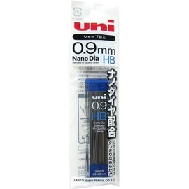 シャープ芯 ユニ ナノダイヤ芯 0．9mm HB U09202ND1PHB 0.9mm HB