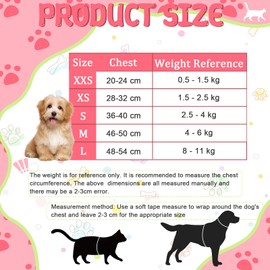 3Pcs Dog Harness and Leash Set, Mesh Pet Vest Set with Lead Clicker for Walking Training Daily