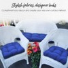 RSH DECOR: Tufted Wicker Loveseat Cushion | 41” x 19"
