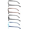 V.W.E. Round Stylish Reading Glasses Pair with Spring Hinge Fashion