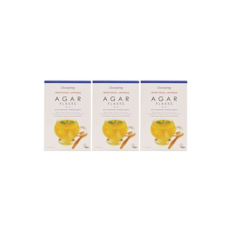 (3 PACK - Clearspring - Agar Flakes | 28g |