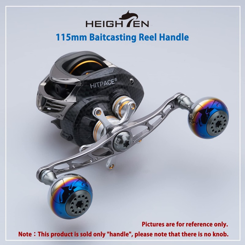 HEIGHTEN Fishing Reel Handle Without Knob for Shimano Daiwa Baitcasting
