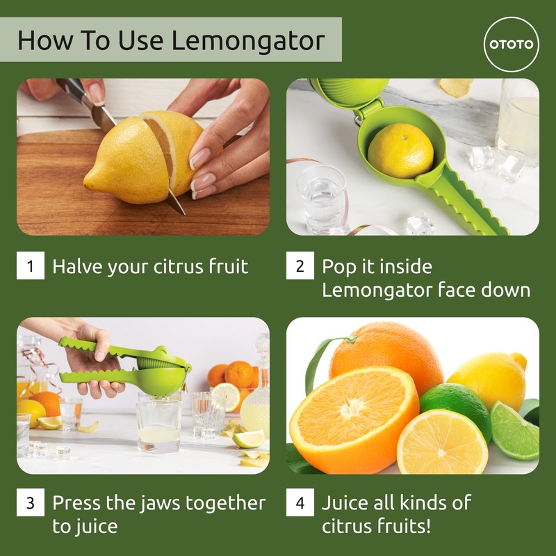 NEW!! Crocodile Lemon Squeezer by OTOTO - Lemon Lime Squeezer,