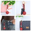 Acrylic Diamond Basketball Keychain with Fashion Shiny Rhinestones Sparkling Sports