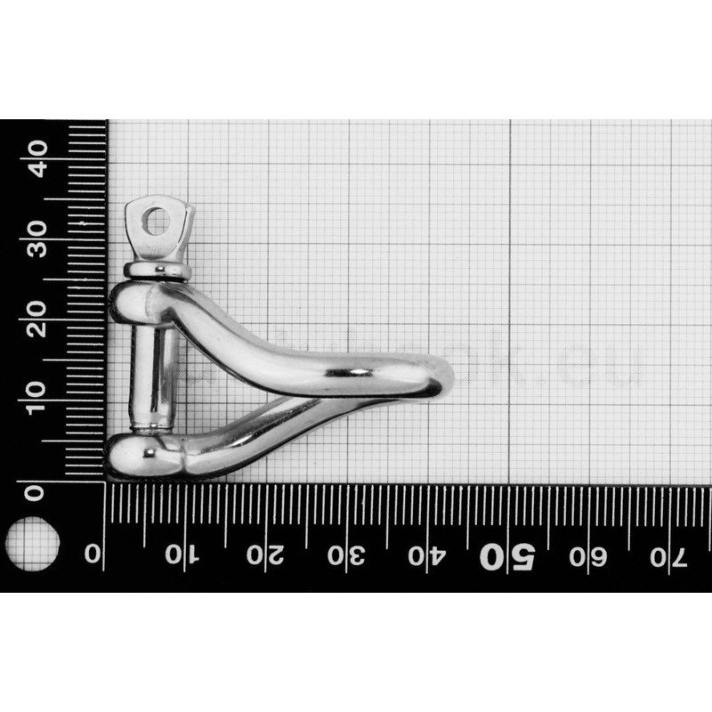 Edelstahl Schäkel gedrehte Form ø 6 mm, A4 AISI 316
