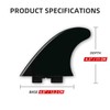 THURSO SURF SUP Click Fin 4.5" Side Fins with Quick