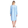 Casual Nights Women's Long Sleeve Micro Fleece Cozy Floral Nightgown