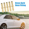 A ABSOPRO Brass Barb Hose Fitting Straight Joiner for Air