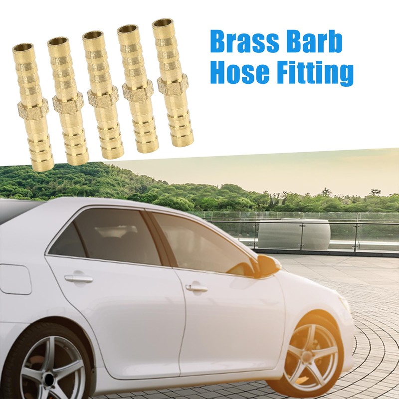 A ABSOPRO Brass Barb Hose Fitting Straight Joiner for Air