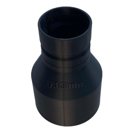 Maker Fixer Female Dust Extraction Adaptor Compatible with DeWalt AirLock, 63mm ID Inner Diameter (Female ID 63mm (2.5"))