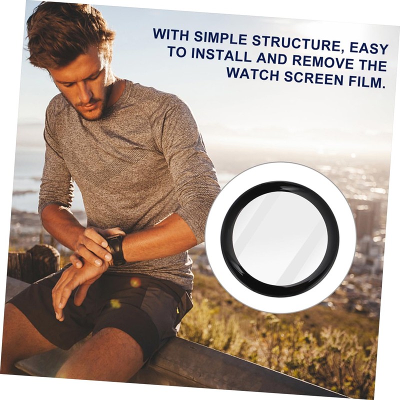 Gatuida 6pcs Full Coverage Smartwatch Protective Film Scratch Easy Install