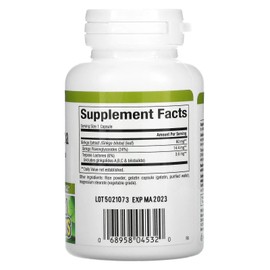 Natural Factors, Ginkgo Biloba, 60 Capsules