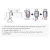 Agatige Car Grab Handle, Reinforced Car Door Pull Strap Suitable