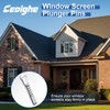 Ceoighe 8 Pack Window Screen Plunger Latches with Caps, 5/32"