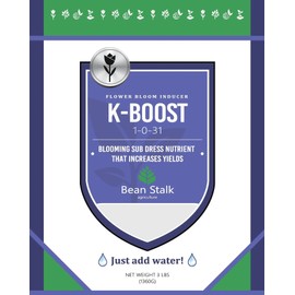 Bean Stalk K-Boost Controlled Release Fertilizer to Boost Potassium -1 lb Pouch