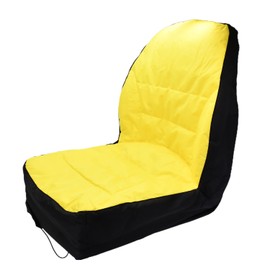 Molloparts LP95233 Large Seat Cover Cushioned Seat Back Up to 18 High Compatible with John Deere Compact Utility Tractor 1023E 3R 3E 4M & 2305 2320 2520 2720 4105 Series, Oxford 300D Fabric
