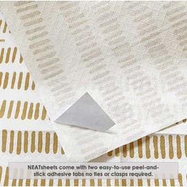 NEATsheets Disposable Bibs for Adults, Kids & Elderly Senior | Adhesive Tab Napkins for Eating, Personal Use, Home Care, Business | Spill Absorbent, Stain/Liquid Repellent | Cinnamon Stick, 20 Count