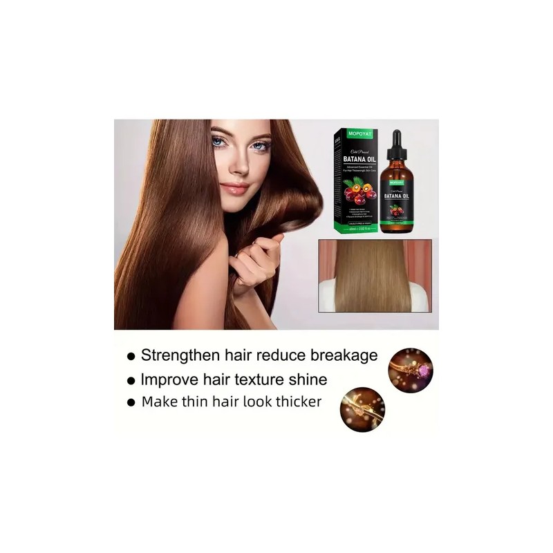 2pcs Aceite De Batana,mejora El Brillo Del Cabello Y La