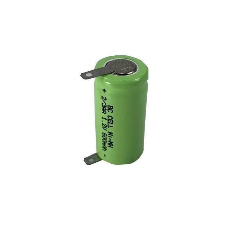 BC CELL 8 pcs 2/3 AA 2/3AA 600mAh NiMH 1.2V