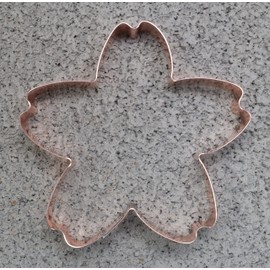 Sakura Flower Cookie Cutter 5 in Made in USA Handcrafted Cherry Blossom Baking Tool