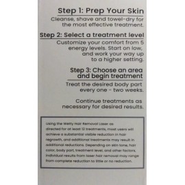 Wetty Pro Hair Removal Laser Professional Technology Permanent Results