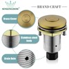 SINKINGDOM Garbage Disposal SinkTop Air Switch Kit with Stainless Steel