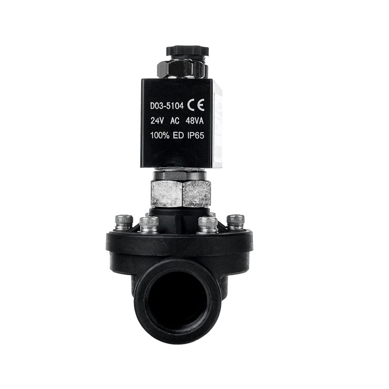 FSA Solenoid Valve Plastic PA6 3/4 Inch 24 V AC