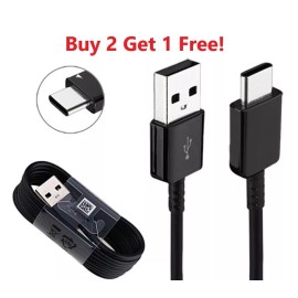 Acc Deal For Android 6FT USB C Type-C Fast Charging Data SYNC Charger Cable Cord Black