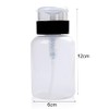 2 Pcs 200ml Push Down Bottle Empty Lockable Pump Dispenser