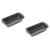 Chef Aid Non-Stick Set of Two, 1lb/454g Loaf Tins, Grey