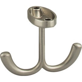 Elements YD20-156SN Kingsport 1-9/16" Traditional Ceiling Mounted Double Prong Robe Hook