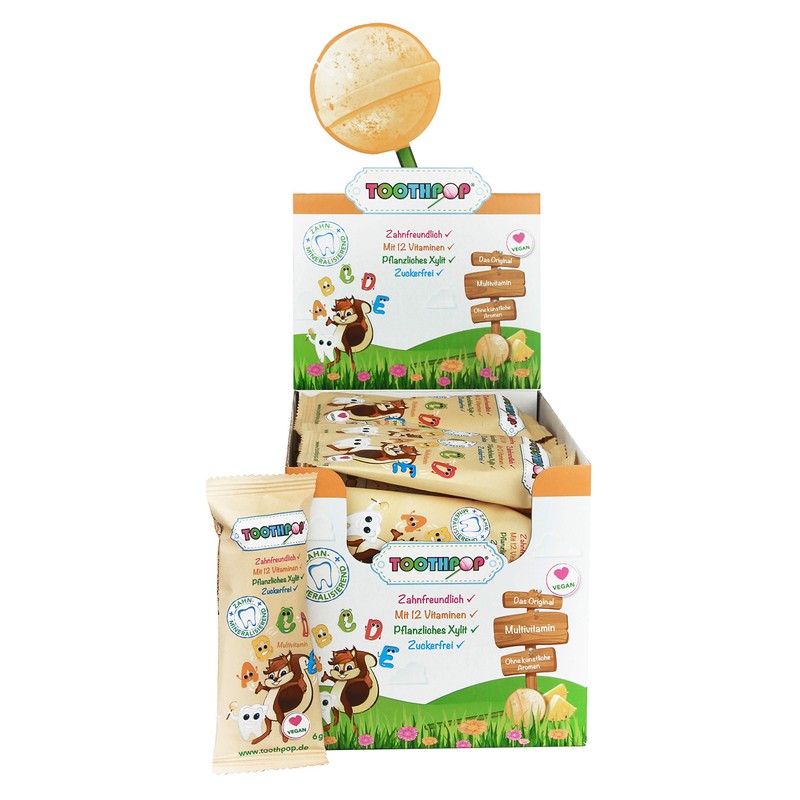 Toothpop Dental Care Lolli 2-in-1 Multivitamin Pack of 10