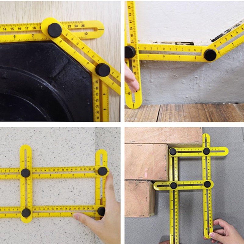 DXIA Angleizer Template Tool, Angleizer Measuring Ruler Multi-Angle, DIY Tools,