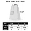 Kniffi Shower Wrap Robe for Women Bath Body Towel Wrap