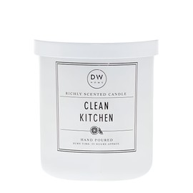 DW Home Clean Kitchen Candle - Hand Poured Single Wick Scented Candle, Refreshing Lemon and Lime Fragrance, 33-Hour Burn Time, Medium Size, Eco-Friendly Design