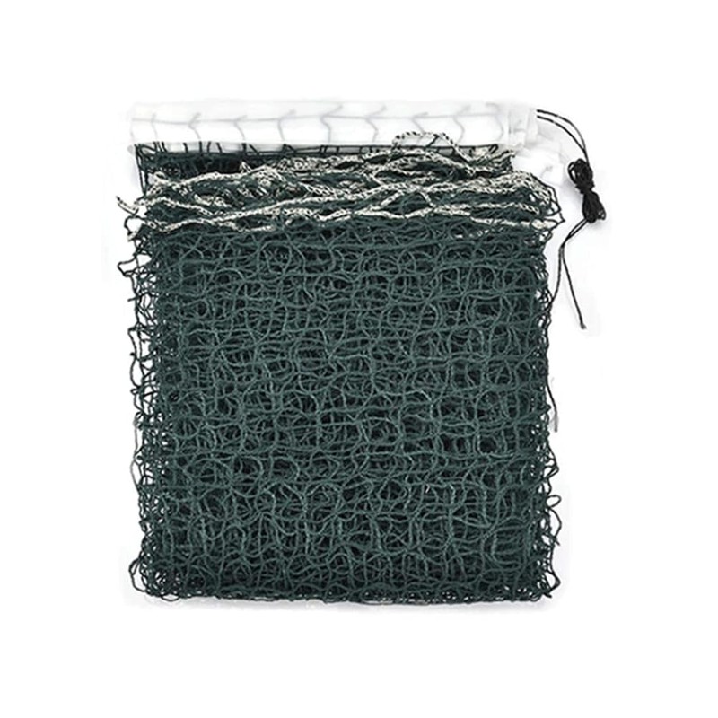 Green Badminton Net with Rope Cable Single-Edged Volleyball Net Outdoor