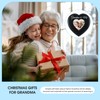 PETCEE Leather Heart Picture Frame - Grandma&Me Picture Frame Photo